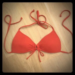 Lightly Push-up Halter Bikini Top